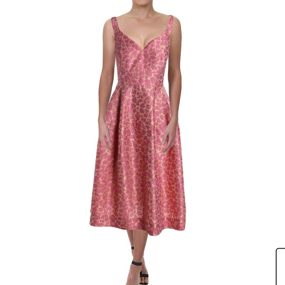 Jill Stuart Dresses & Skirts - Jill Stuart Jacquard Sleeveless Midi dress 12